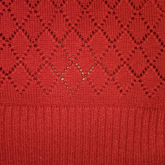 ---  Red Sweater Size 1X (flaw) - Picture 2 of 4